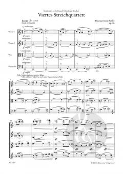 4. Streichquartett op. 86 (2014-2015) von Thomas Daniel Schlee im Alle Noten Shop kaufen (Partitur)