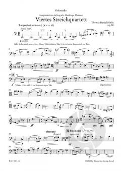 4. Streichquartett op. 86 (2014-2015) von Thomas Daniel Schlee im Alle Noten Shop kaufen (Stimmensatz)