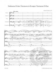Nocturne H-Dur op. 40 von Antonín Dvořák 
