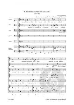 Sammlet zuvor das Unkraut SWV 376 von Heinrich Schütz 