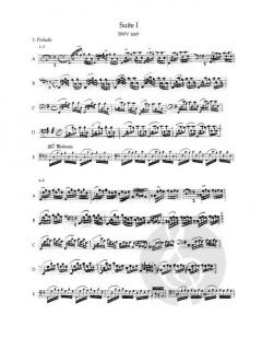 6 Suiten BWV 1007-1012 von Johann Sebastian Bach 