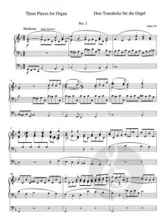 Werke für Orgel von Niels Wilhelm Gade im Alle Noten Shop kaufen (Partitur)