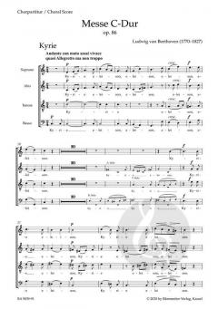 Messe C-Dur op. 86 von Ludwig van Beethoven 