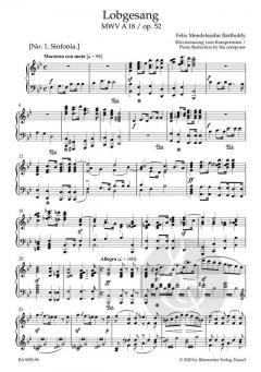 Lobgesang op. 52 MWV A 18 von Felix Mendelssohn Bartholdy 