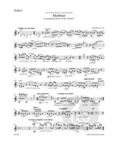 Meditation über den altböhmischen Choral 'St. Wenzeslaus' für Streichquartett op. 35a von Josef Suk im Alle Noten Shop kaufen (Stimmensatz)