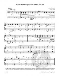 33 Veränderungen über einen Walzer op. 120 - 50 Veränderungen über einen Walzer von Ludwig van Beethoven 