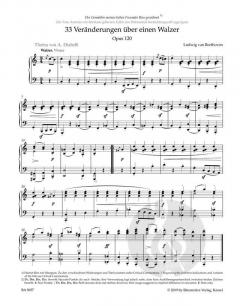33 Veränderungen über einen Walzer op. 120 von Ludwig van Beethoven 