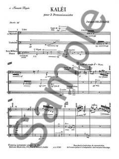 Jacques Delecluse: Kalei für 3 Percussionisten im Alle Noten Shop kaufen