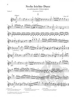 6 leichte Duos 'op. 48' von Ignaz Pleyel 