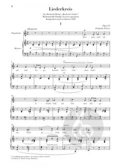Liederkreis op. 24 von Robert Schumann 