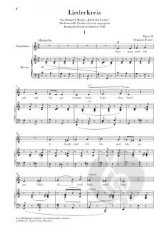 Liederkreis op. 24 von Robert Schumann 