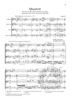 Streichquartett Nr. 2 op. 15 von Alexander von Zemlinsky im Alle Noten Shop kaufen