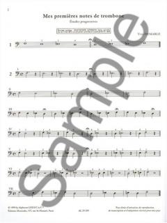 Mes Premieres Notes De Trombone von Yves Demarle 