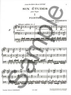 6 Etudes von Jeanne Demessieux 