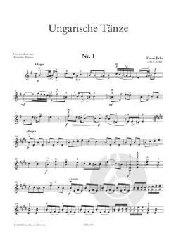 Ungarische Tänze von Franz Behr 