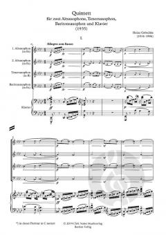 Quintett von Heinz Gröschke 