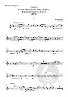 Quintett von Heinz Gröschke 