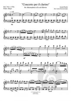 Concerto per il clarino Hob.VIIe:1 von Joseph Haydn 