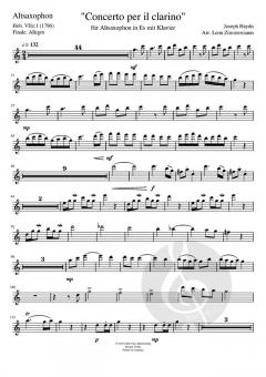 Concerto per il clarino Hob.VIIe:1 von Joseph Haydn 