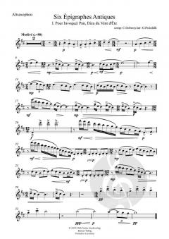 6 Epigraphes Antiques von Claude Debussy 