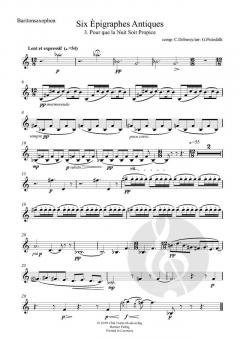 6 Epigraphes Antiques von Claude Debussy 