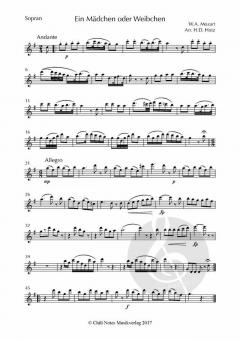 4 Arien aus 'Die Zauberflöte' von Wolfgang Amadeus Mozart (Download) 