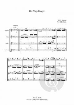 4 Arien aus 'Die Zauberflöte' von Wolfgang Amadeus Mozart (Download) 