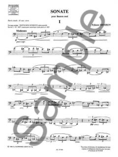 Sonate von Edison Denisov 