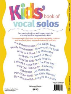 Kids' Book Of Vocal Solos 