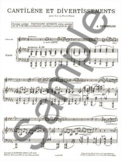 Cantilene et Divertissement von Alfred Desenclos für Horn und Klavier