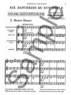 6 Danceries Du 16eme Siecle (Roger Desormiere) 