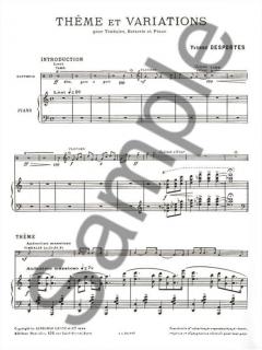 Theme et Variations von Yvonne Desportes 