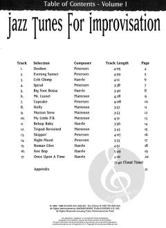 Jazz Tunes For Improvisation Vol. 1 von Dan Haerle 