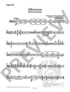Offertorium Gloria et honore von Carl Maria von Weber 