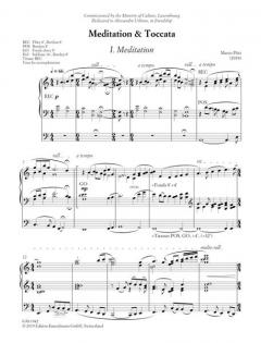 Meditation & Toccata von Marco Pütz 