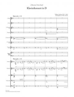 Klavierkonzert in D von Volkmar Andreae 