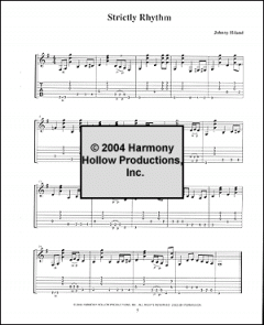 Strictly Rhythm von Johnny Hiland 