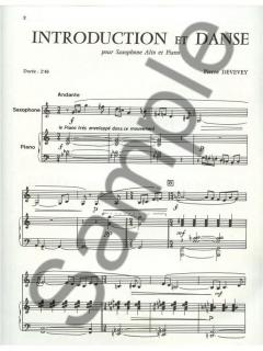 Introduction et Danse von P. Devevey 