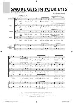 Smoke Gets In Your Eyes von Jerome Kern 