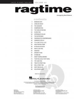 Jazz Piano Solos Series Vol. 55: Ragtime 