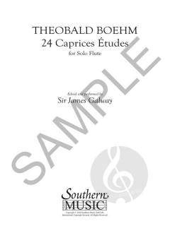 24 Caprices Etudes for Flute von Theobald Böhm 