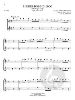 Disney Songs for 2 Flutes 