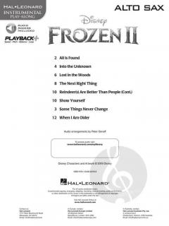 Frozen 2 - Instrumental Play-Along Alto Sax von Robert Lopez 
