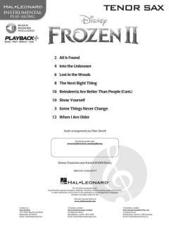 Frozen 2 - Instrumental Play-Along Tenor Sax von Robert Lopez 
