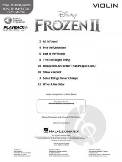 Frozen 2 - Instrumental Play-Along Violin von Robert Lopez im Alle Noten Shop kaufen