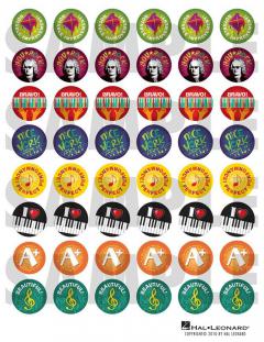 Music Award Stickers 