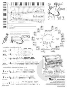 Music Theory Staff Paper 