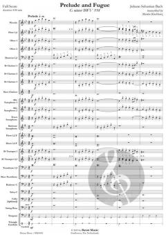 Prelude and Fugue in G minor BWV 558 von Johann Sebastian Bach 