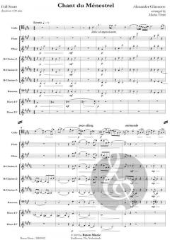 Chant du Ménestrel von Alexander Glasunow 