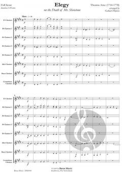 Elegy von Thomas Arne 